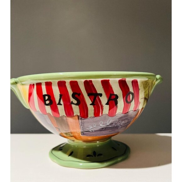 French Cafe Ceramic Mug Bowl Plate Jennifer Brinley| ITEMS SOLD SEPARATELY - Picture 7 of 10